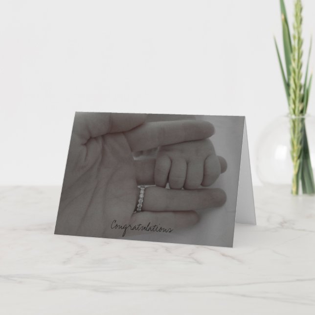 Cartão do bebê (Frente)