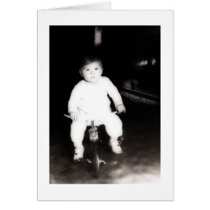 Cartão do bebê do vintage