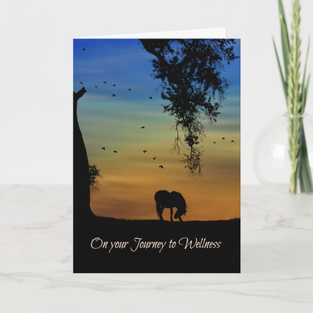 Cartão do bem-estar, sensação holística melhor, (Frente)