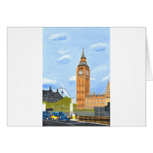cartão do Big Ben de Londres