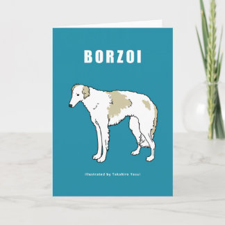 Cartão do Borzoi