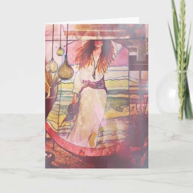 Cartão "Do buraco em Portugal" (Frente)