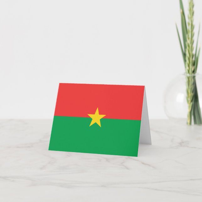 Cartão do Burkina Faso (Frente)