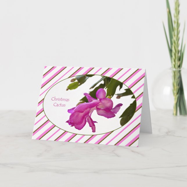 Cartão do cacto de Natal (Frente)