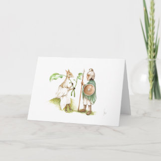 Cartão do caixão das franquias de Hos & de Ertae