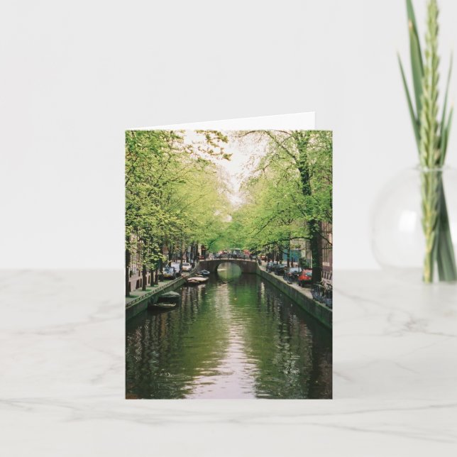 Cartão do canal de Amsterdão (Frente)