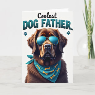 Cartão do Cão com Óculos de Sol e Pintas