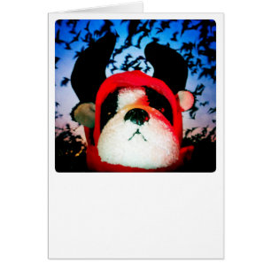 Cartão do cão de diabo