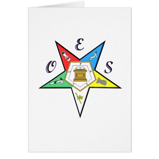 Cartão do capítulo de OES (Frente)