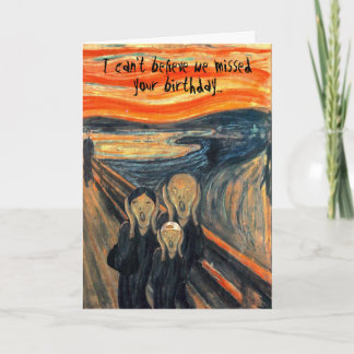 Cartão Do "cartão da família gritar"