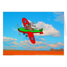 Cartão Do "cartão vazio do cão vôo", humor