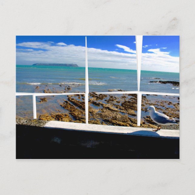 Cartão do cenário do mar (Frente)