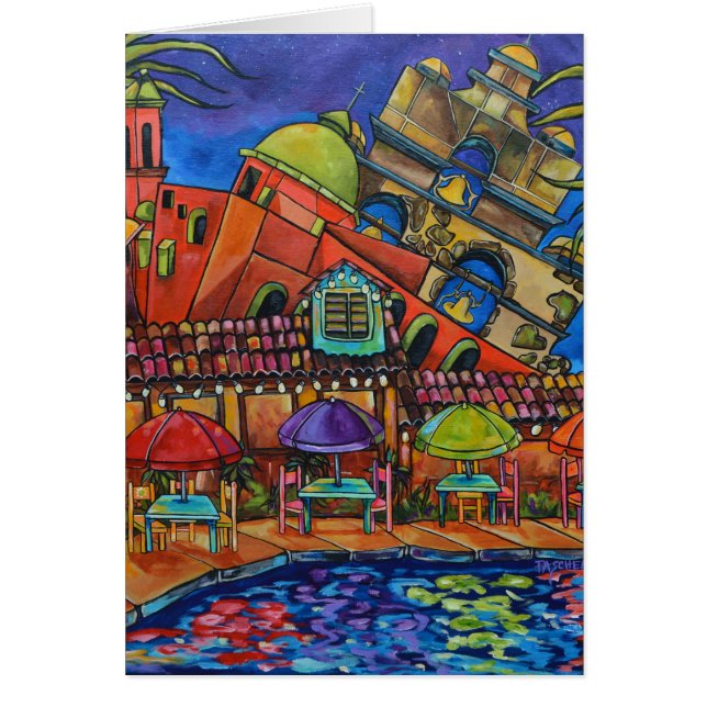 cartão do centro de San Antonio (Frente)