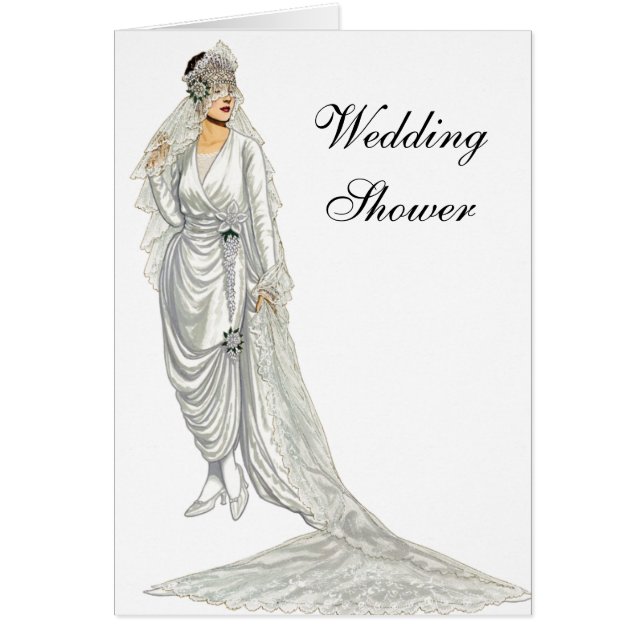 Cartão do chá de casamento (Frente)