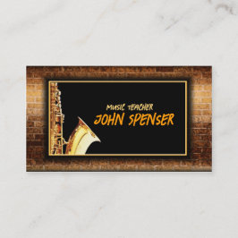 Cartão do Clube de Cavalheiros da Música Saxofone