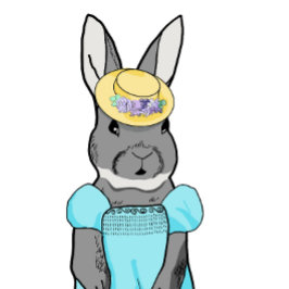 Cartão do Coelho da Páscoa