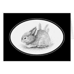 Cartão do coelho de coelho