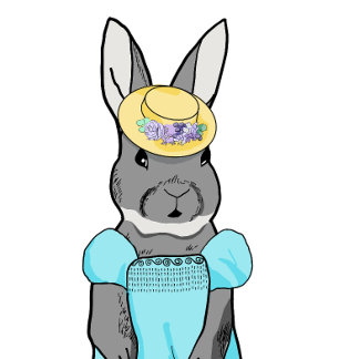 Cartão do Coelho de Páscoa