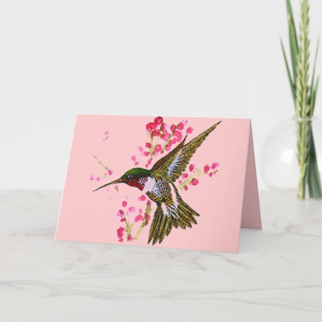 Cartão do colibri (Frente)