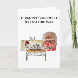 Cartão do comensal de Natal