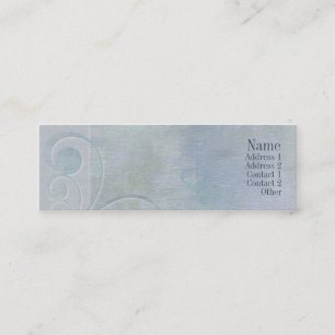 Cartão do contato da luz das curvas do executivo