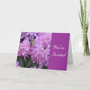 Cartão do convite da borboleta