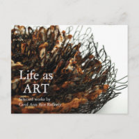 Cartão do convite da mostra de arte