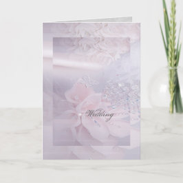 Cartão do convite do casamento de diamante