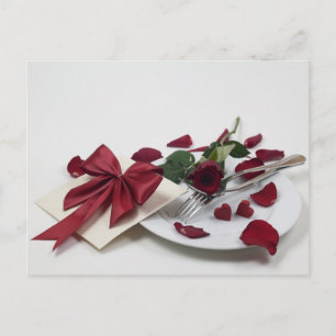 Cartão do convite do comensal