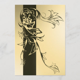 Cartão do convite do cumprimento