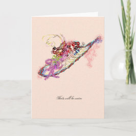 Cartão do convite dos chapéus