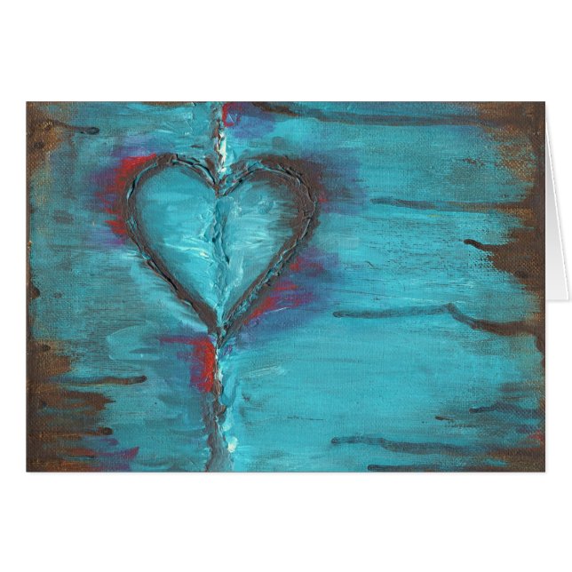 Cartão do coração (Frente horizontal)