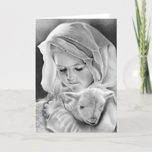 Cartão do Cordeiro de Deus