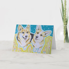 Cartão do Corgi, envelopes incluídos
