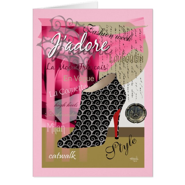 Cartão do Couture de Haute (Frente)