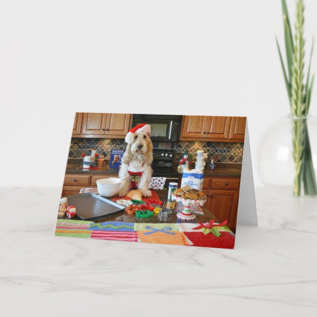 Cartão do cozimento do feriado (Frente)