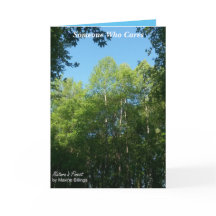 Cartão do cuidado/interesse