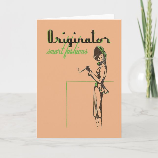 cartão do cumprimento ou de nota da ilustração da (Frente)