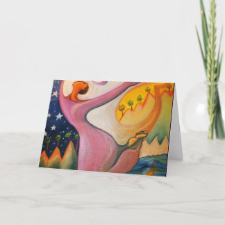 Cartão do cumprimento ou de nota do dançarino da