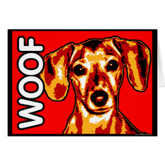 Cartão do Dachshund