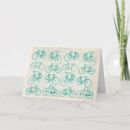 Cartão do design da bicicleta para alguma ocasião