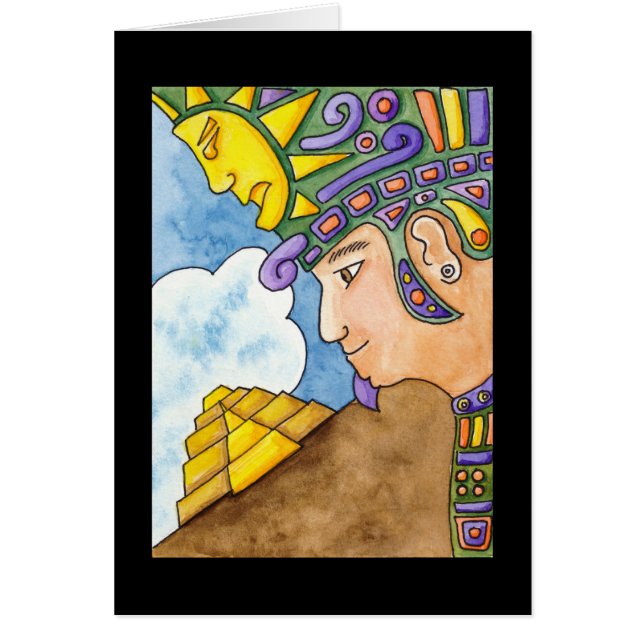 Cartão do deus de Sun (Frente)