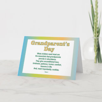 Cartão do dia 2 das avós