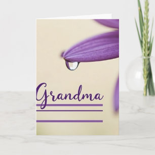 Cartão do Dia das Avós com Ámbar