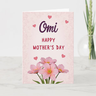 Cartão do Dia das Flores para a Mãe Mais Querida