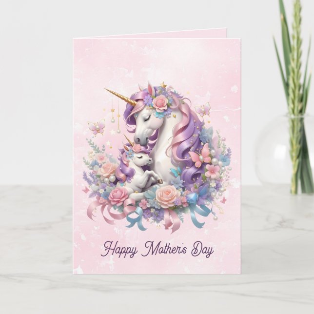 Cartão do Dia das Mães. (Frente)