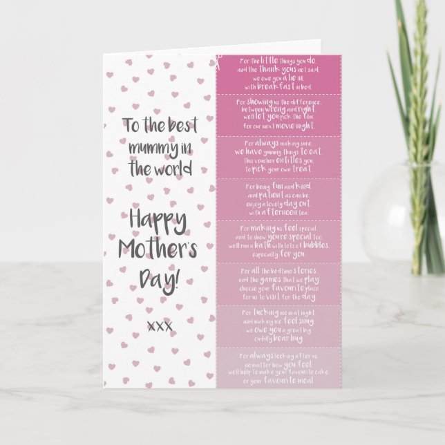 Cartão do Dia das Mães (Frente)