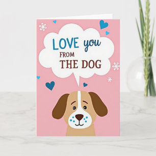 Cartão do Dia das Mães Amor Canino