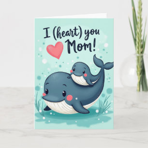 Cartão do Dia das Mães Amor Oceânico