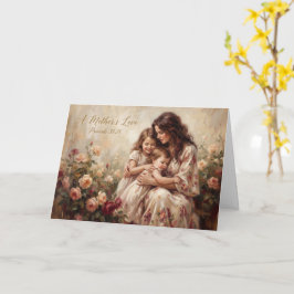 Cartão do Dia das Mães Amor Pacífico Eterno